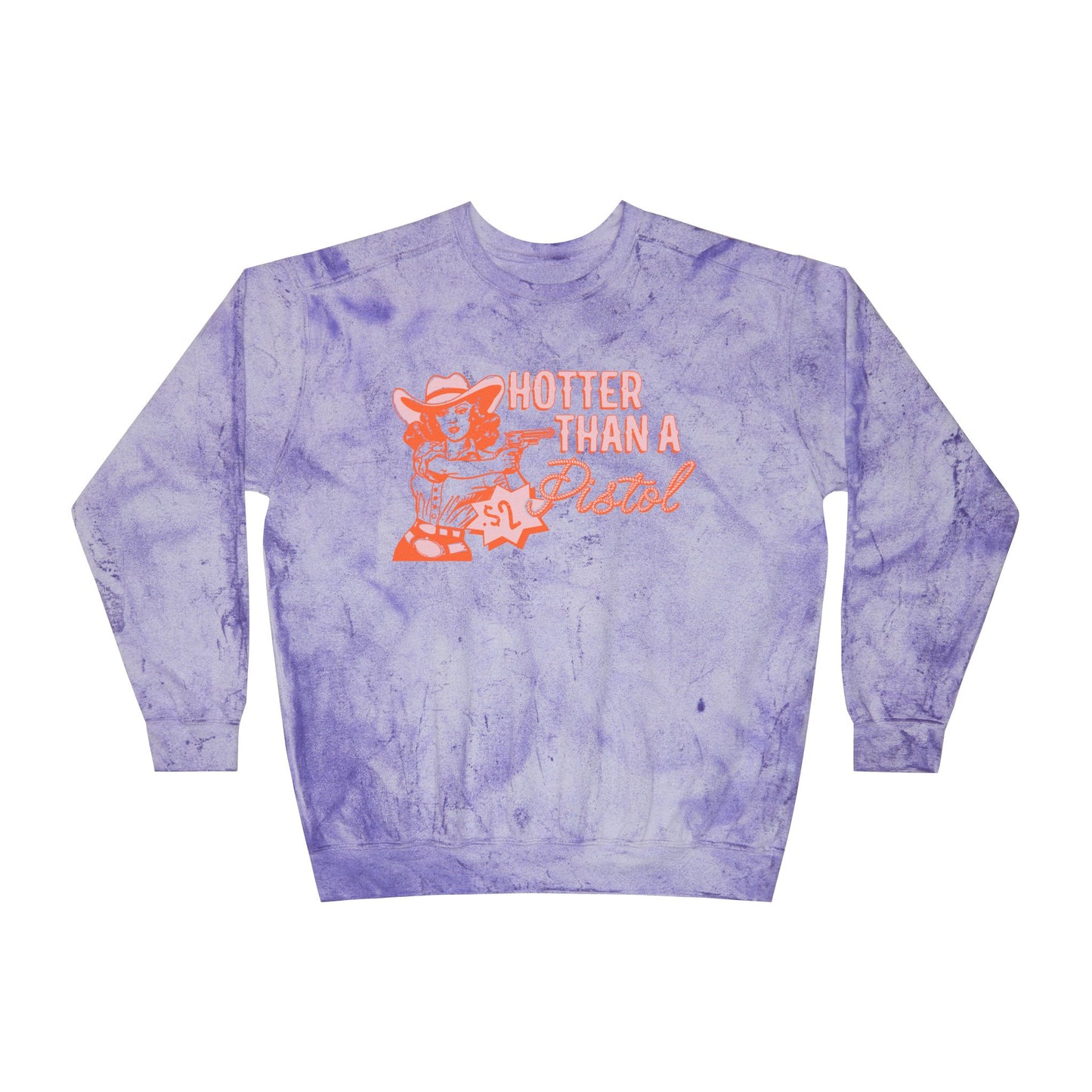 Hotter Than Graphic Color Blast Crewneck Sweatshirt