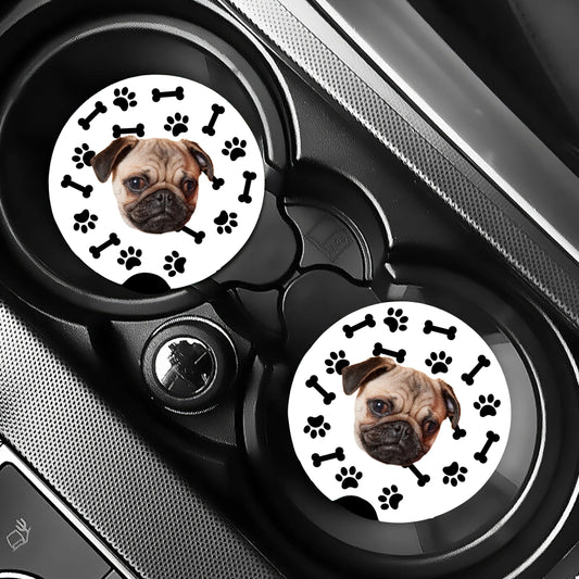 Personalised Dog Car Coasters