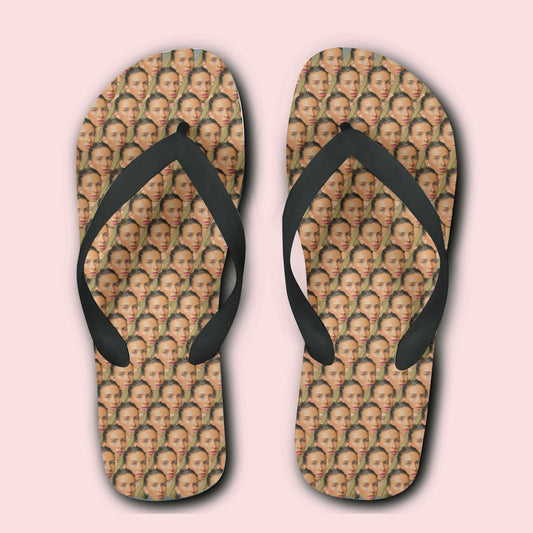 Face Mash Flip Flops
