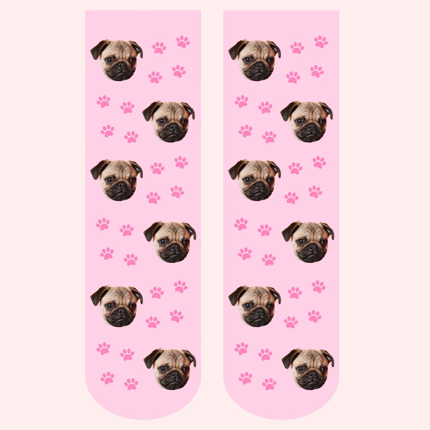 Custom Dog Face Socks