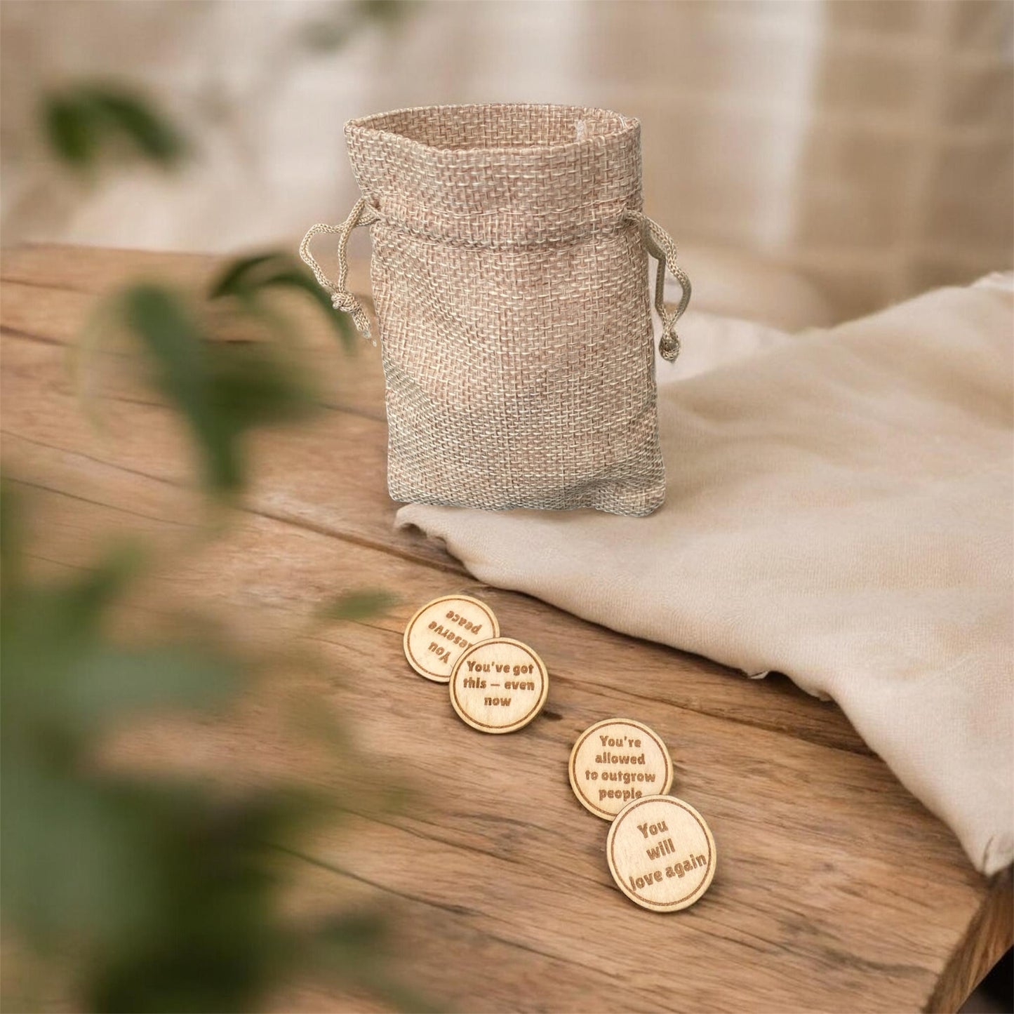 Break Up Healing Tokens – Pocket Affirmation Tokens for Heartbreak Recovery