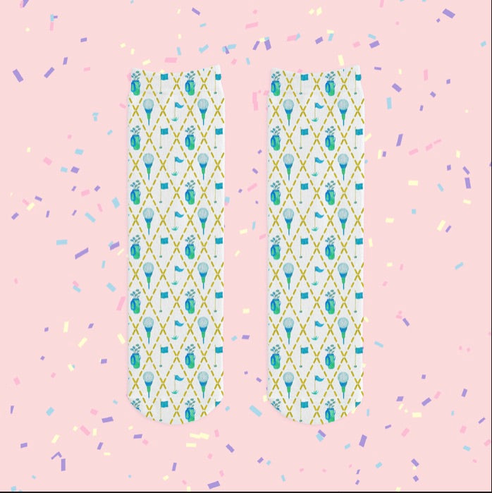 Golf Pattern Socks