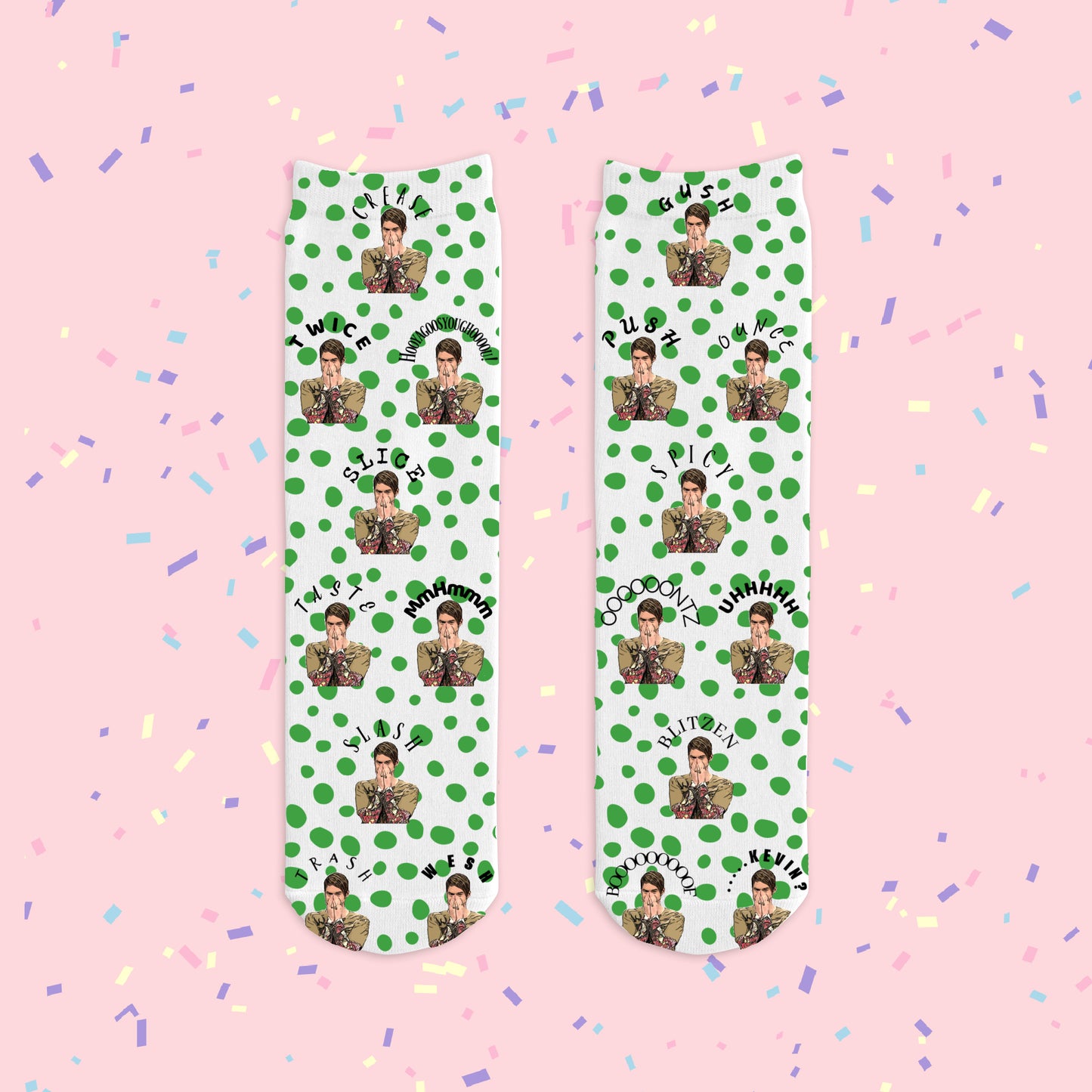 Stefon Illustration Socks