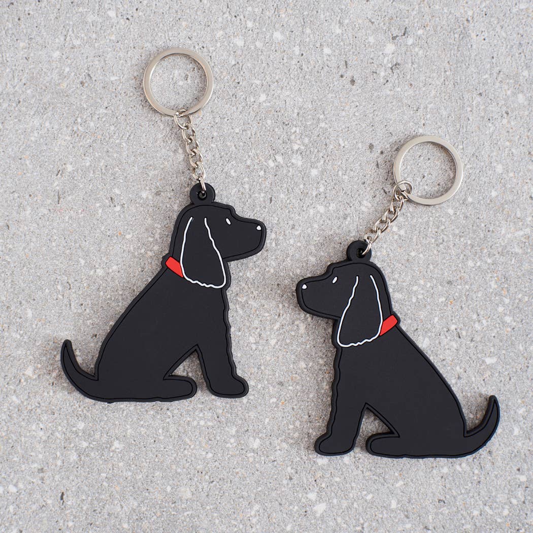 Cocker Spaniel (Black) Keyring