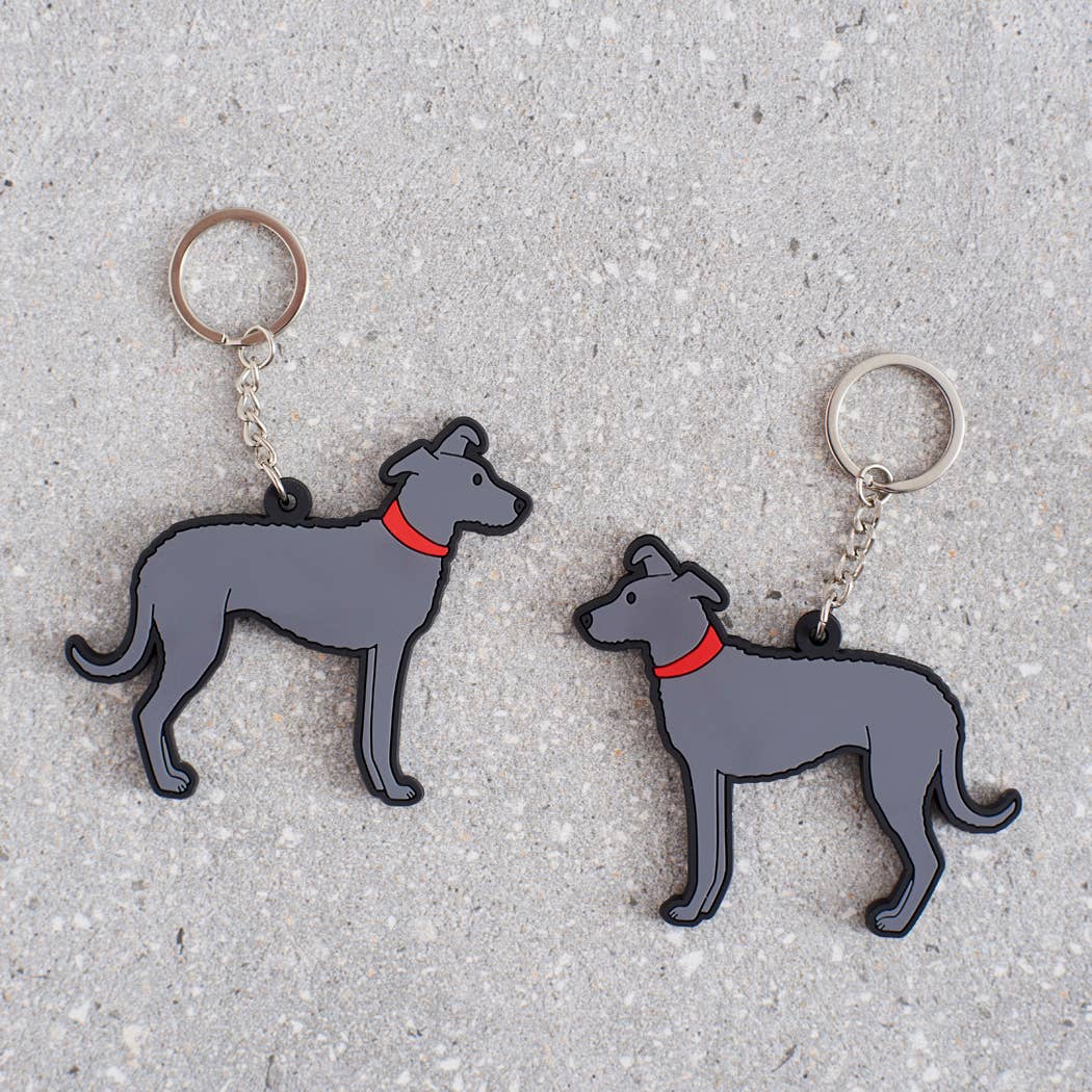 Lurcher Keyring