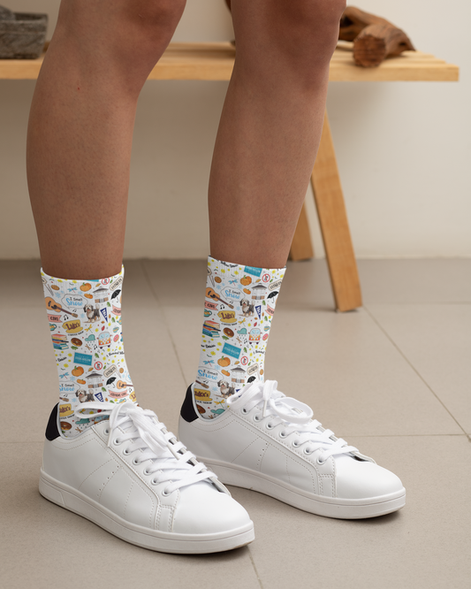 Gilmore Girls Inspired Pattern Socks