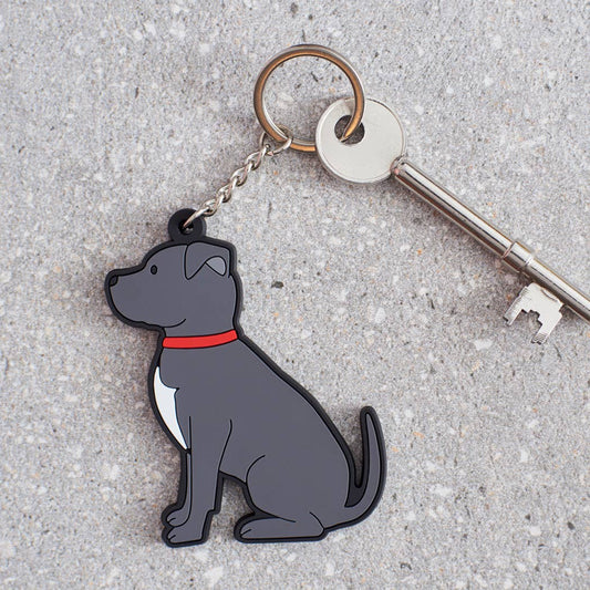 Staffie Keyring