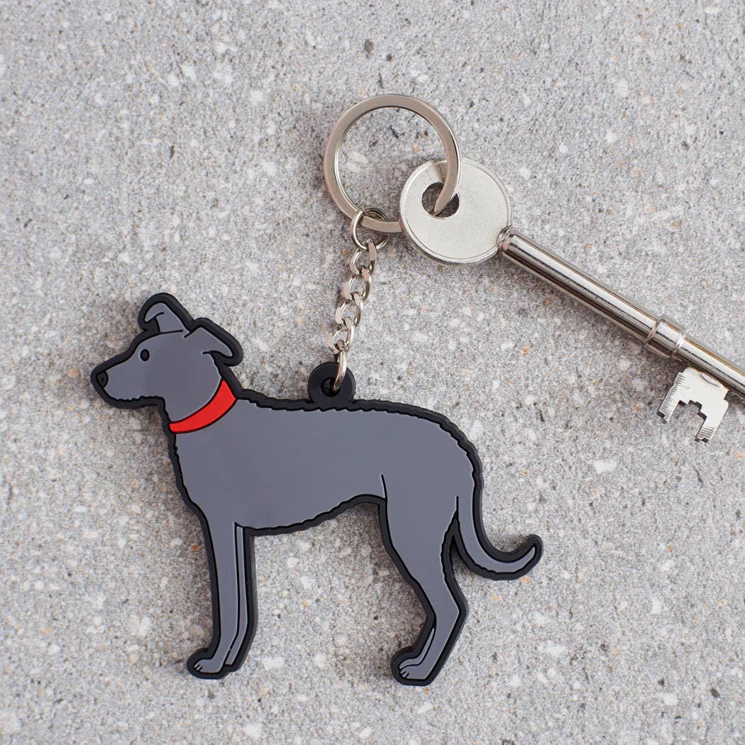 Lurcher Keyring
