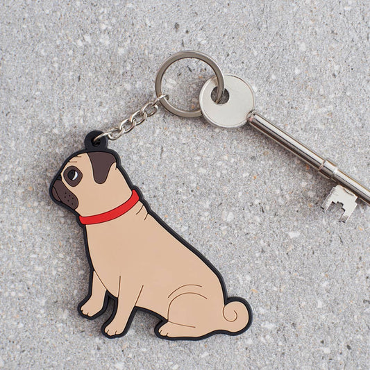 Pug Keyring