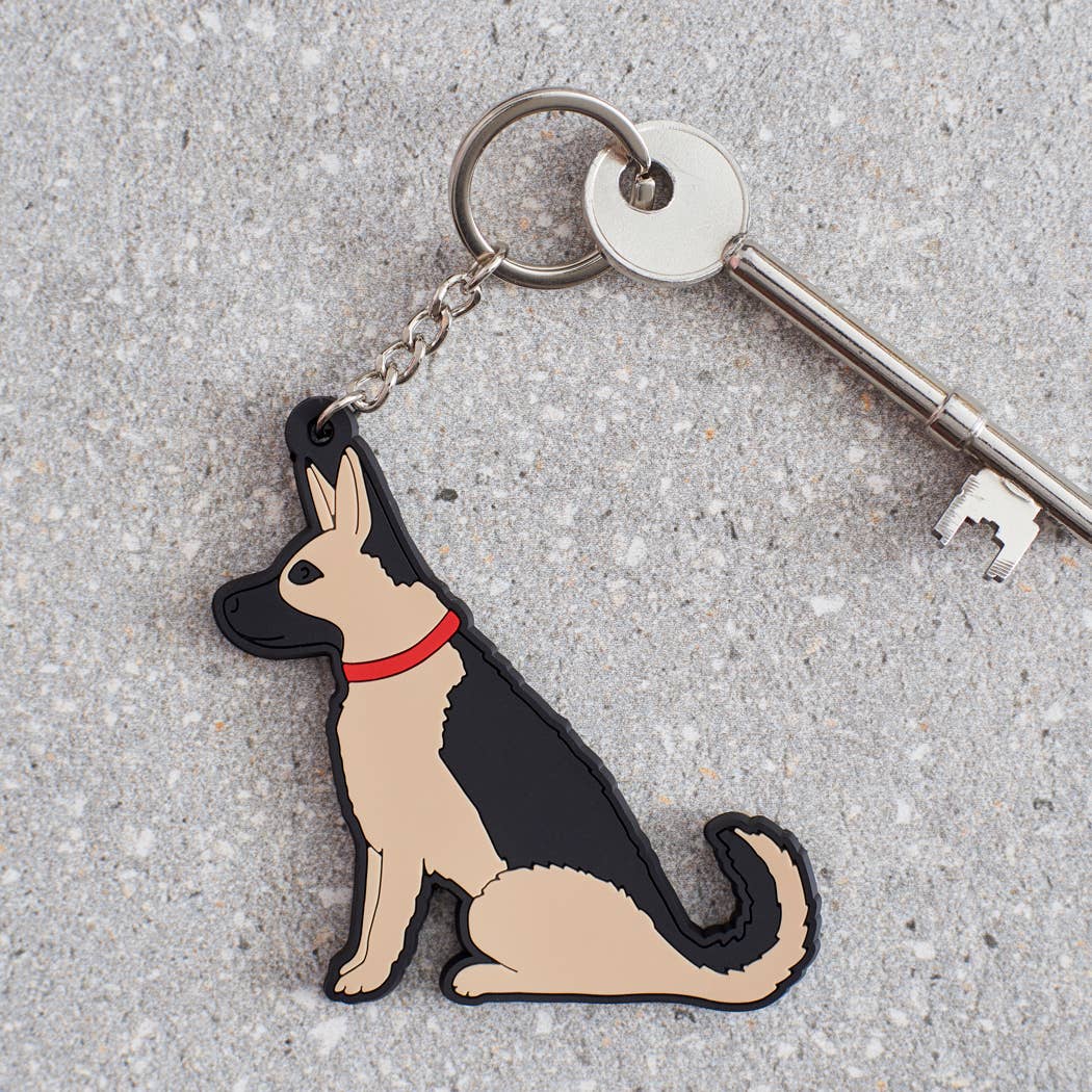 German Shepherd Keyring