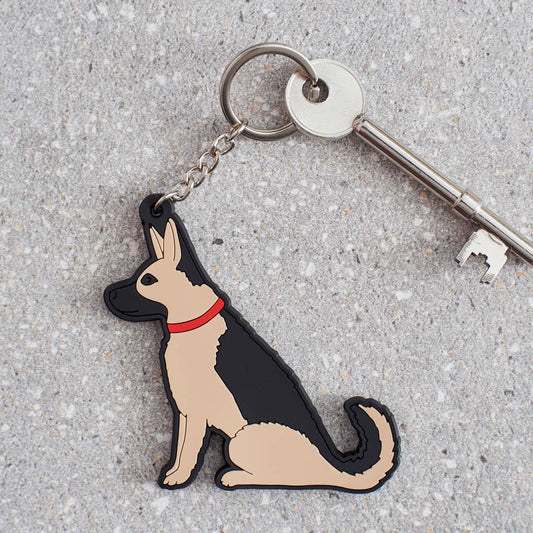 German Shepherd Keyring