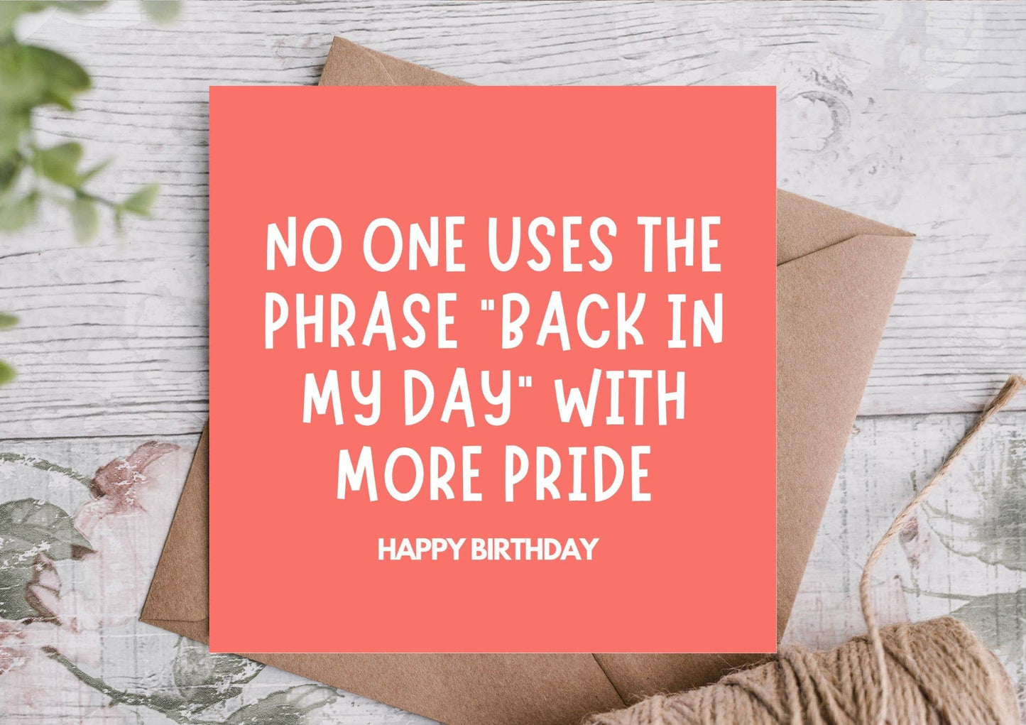 Back in My Day Expert Funny Dad Birthday Card