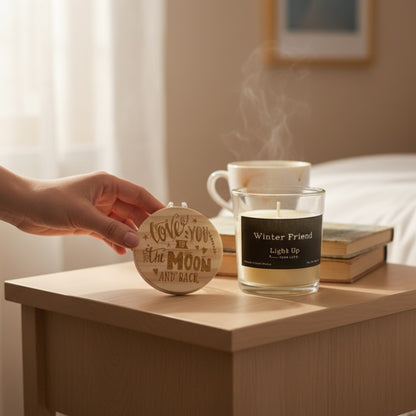 Love You To The Moon And Back Candle And Lid