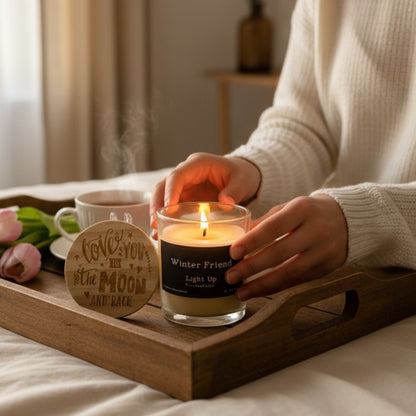 Love You To The Moon And Back Candle And Lid