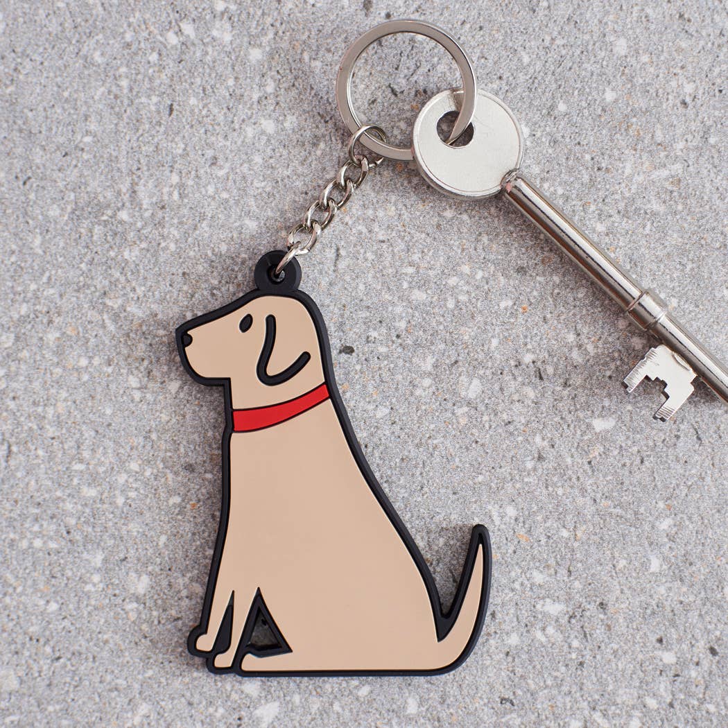 Yellow Labrador Keyring