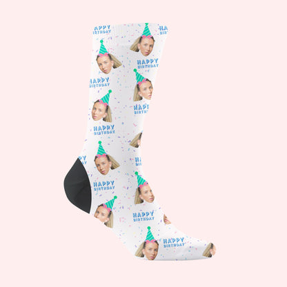 Your Face Birthday Socks