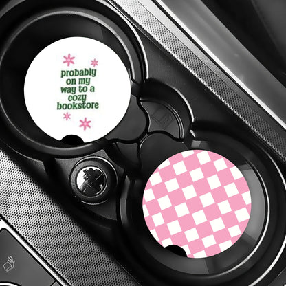 Cozy Bookstore Coasters