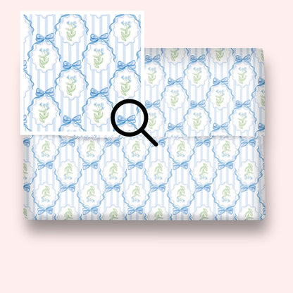 Grandmillennial Floral Wrapping Paper