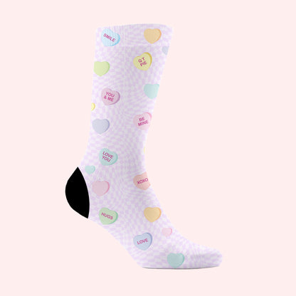 Love Heart Pattern Socks