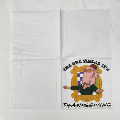 The One Where It's Thanksgiving Napkins