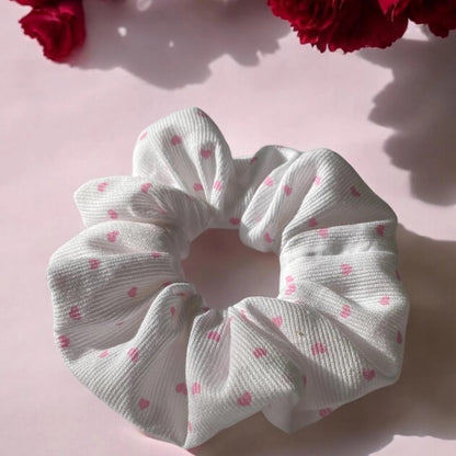 Heart Scrunchies