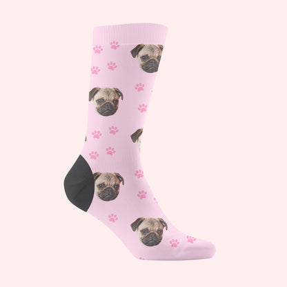 Custom Dog Face Socks
