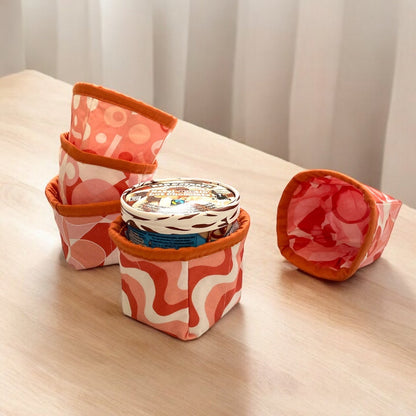 Geometic Print Ice Cream Cozy