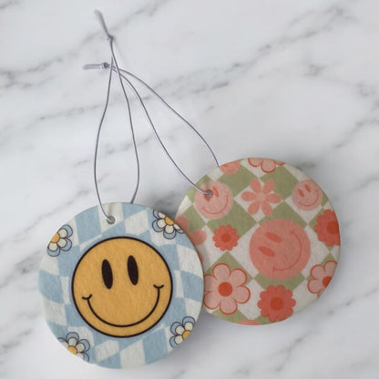 Smiley Face Car Freshener Pack