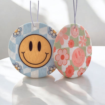 Smiley Face Car Freshener Pack