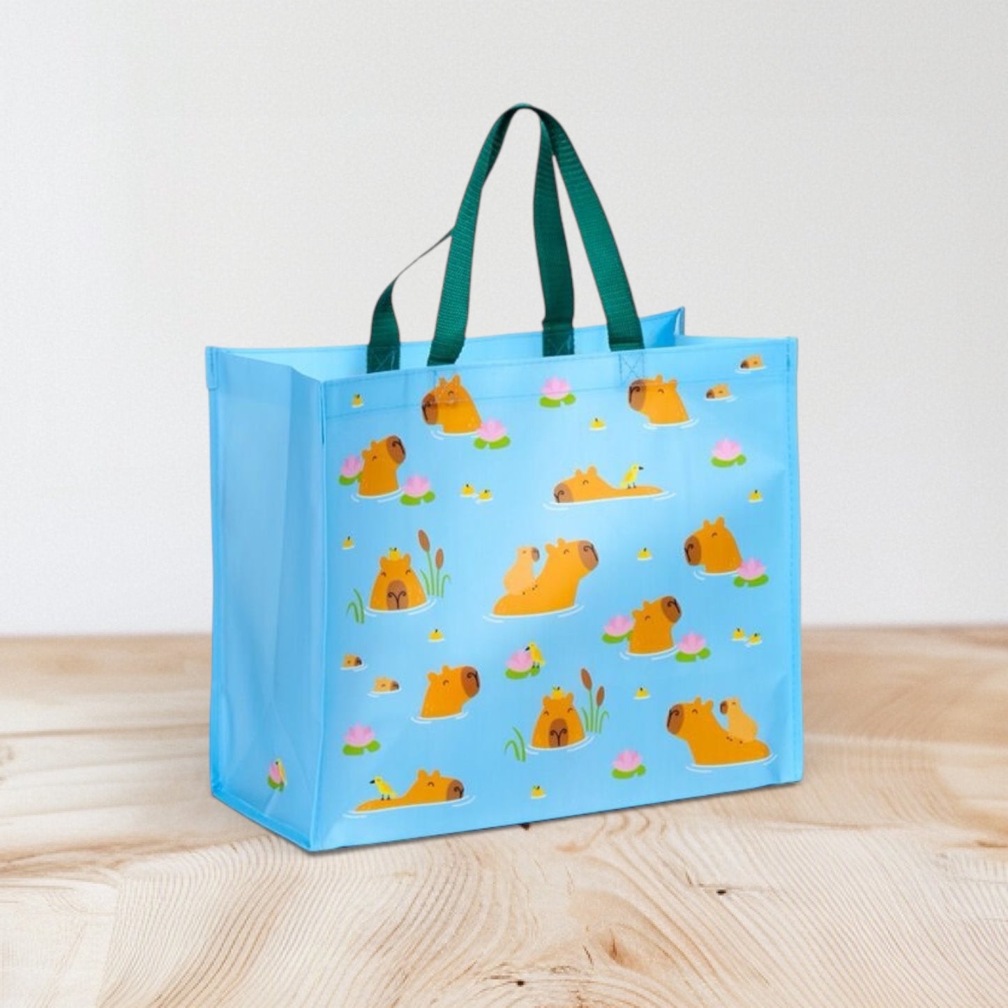 Cute Capybara Reusable Shopping Bag