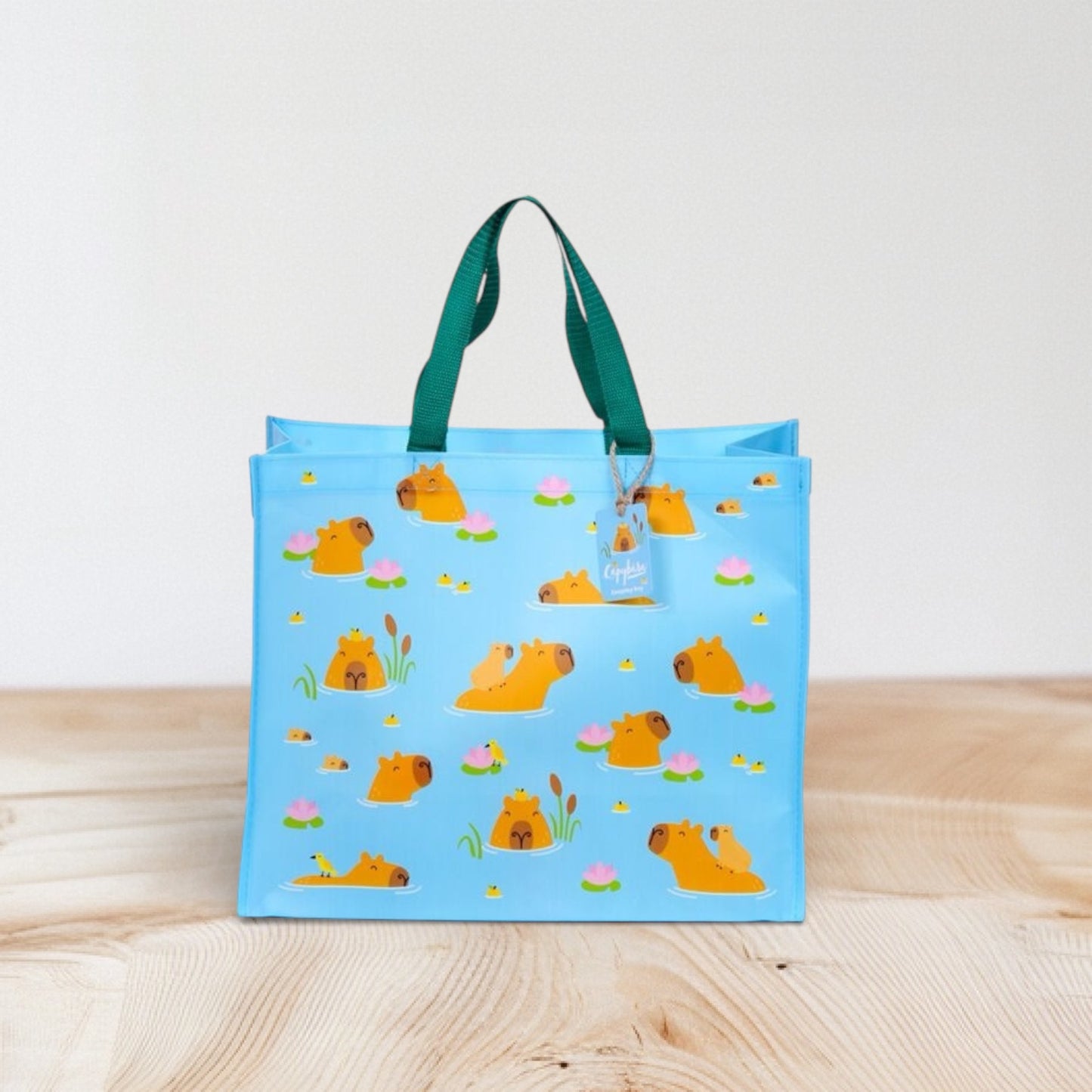 Cute Capybara Reusable Shopping Bag