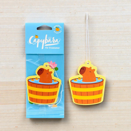 Capybara Car Air Freshener – Mandarin Scented