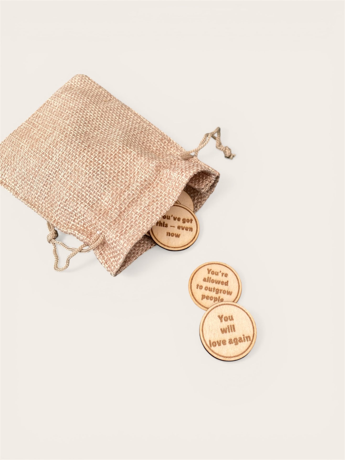 Break Up Healing Tokens – Pocket Affirmation Tokens for Heartbreak Recovery