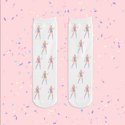 Lover Illustration Socks