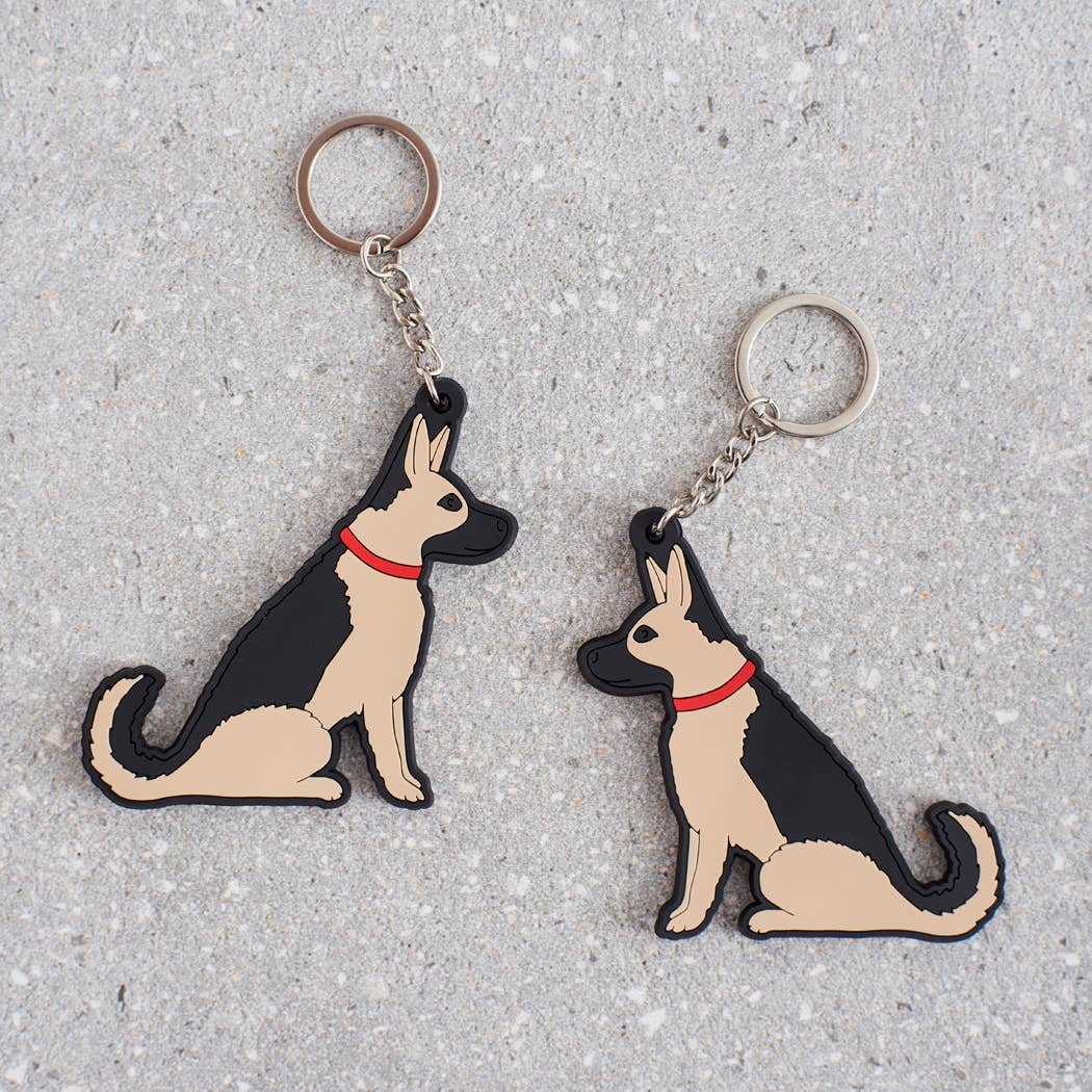 German Shepherd Keyring