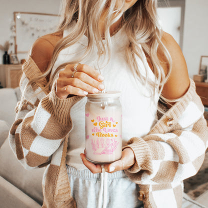 Just A Girl Who Loves Books Glass