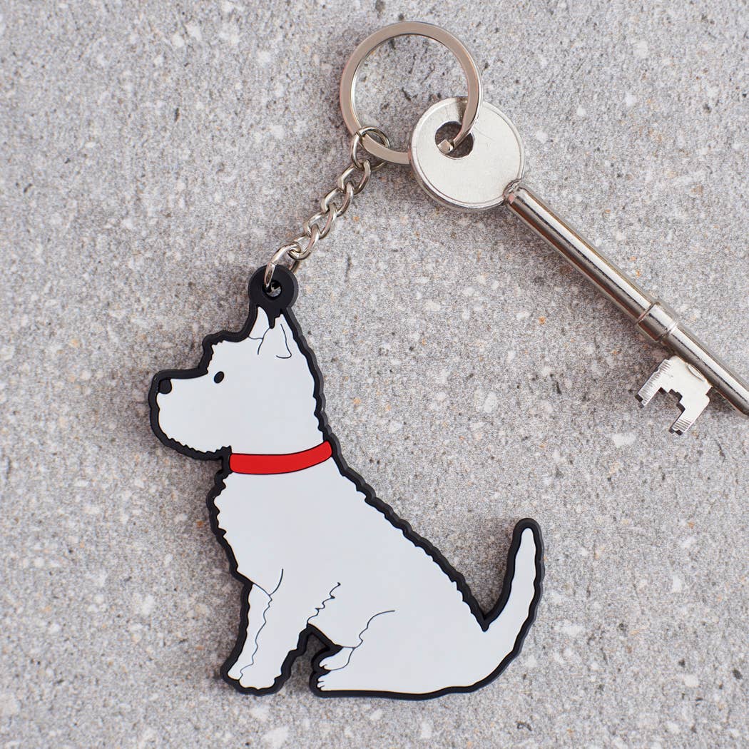 Westie Keyring