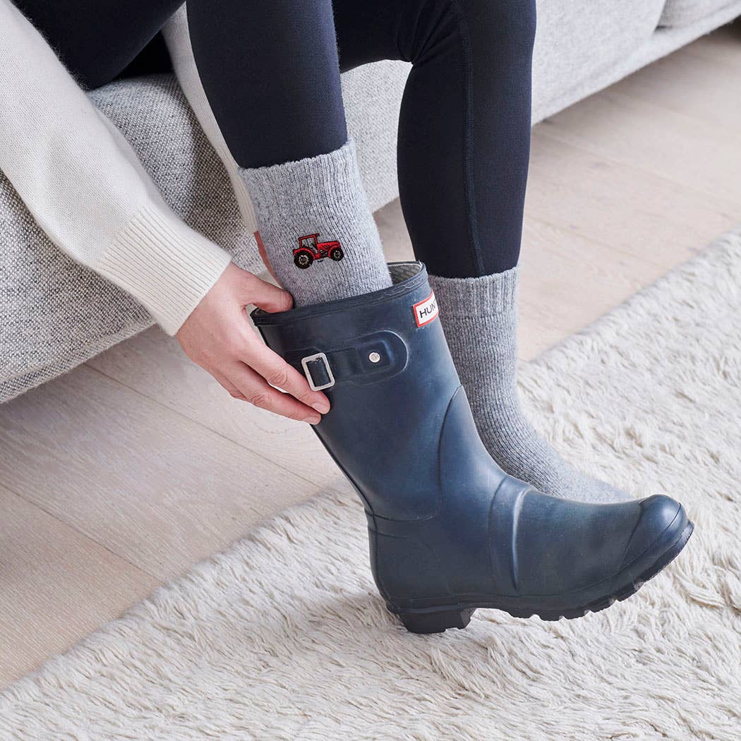 Tractor Countryside Walking Socks