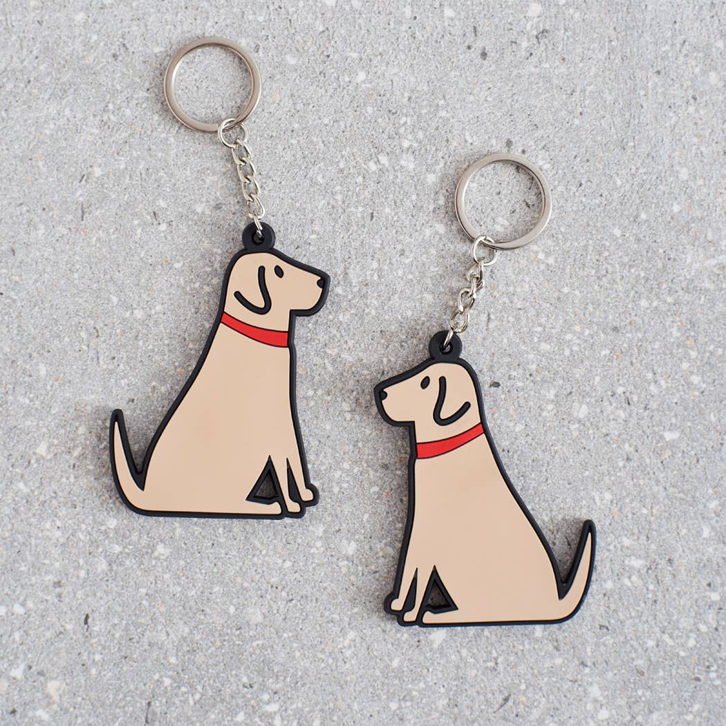 Yellow Labrador Keyring