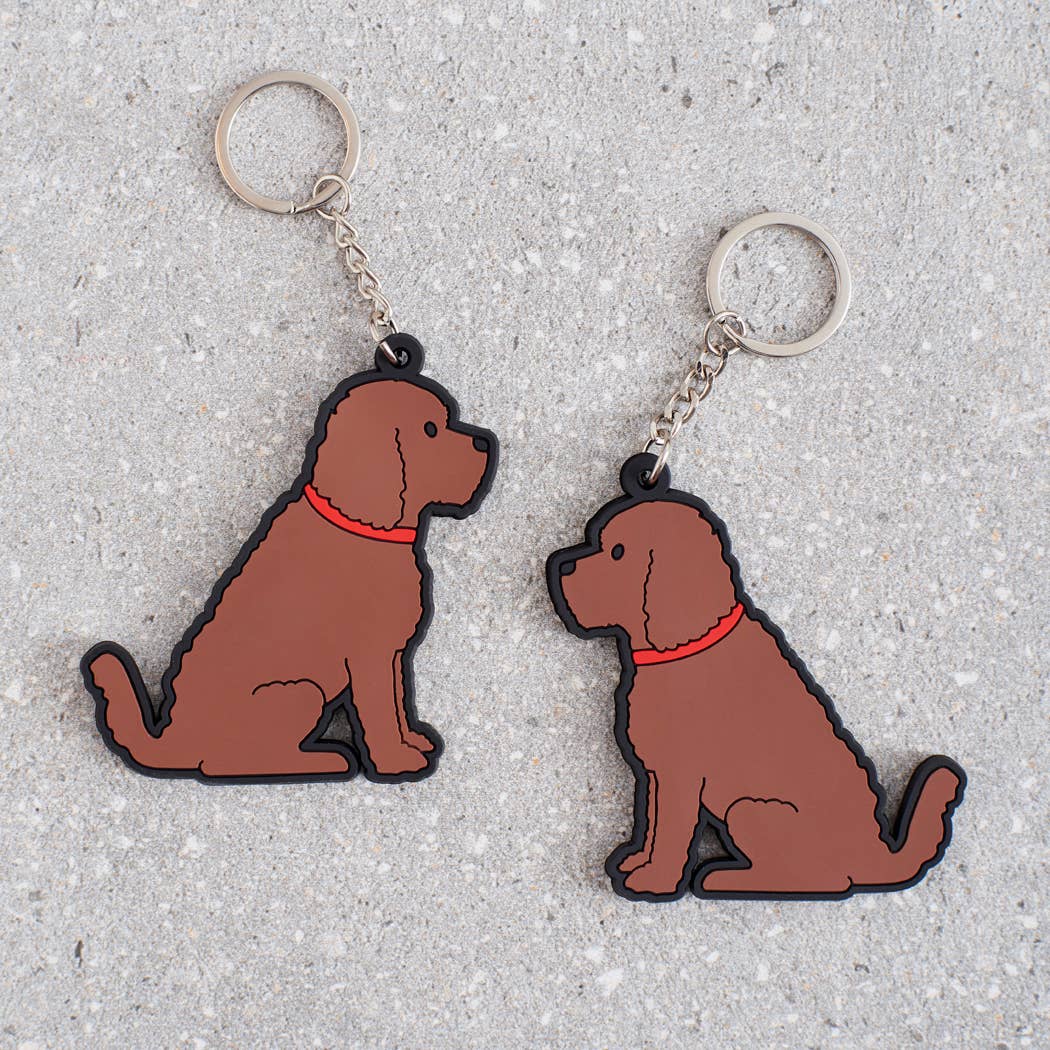 Cockapoo / Labradoodle (Chocolate) Keyring