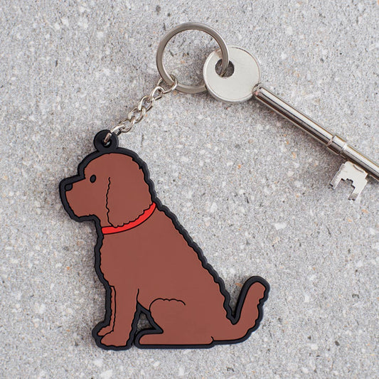 Cockapoo / Labradoodle (Chocolate) Keyring