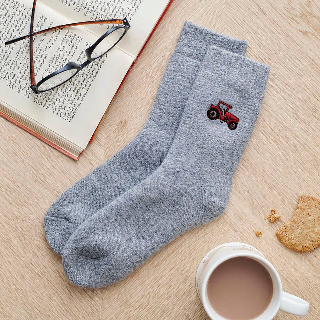 Tractor Countryside Walking Socks