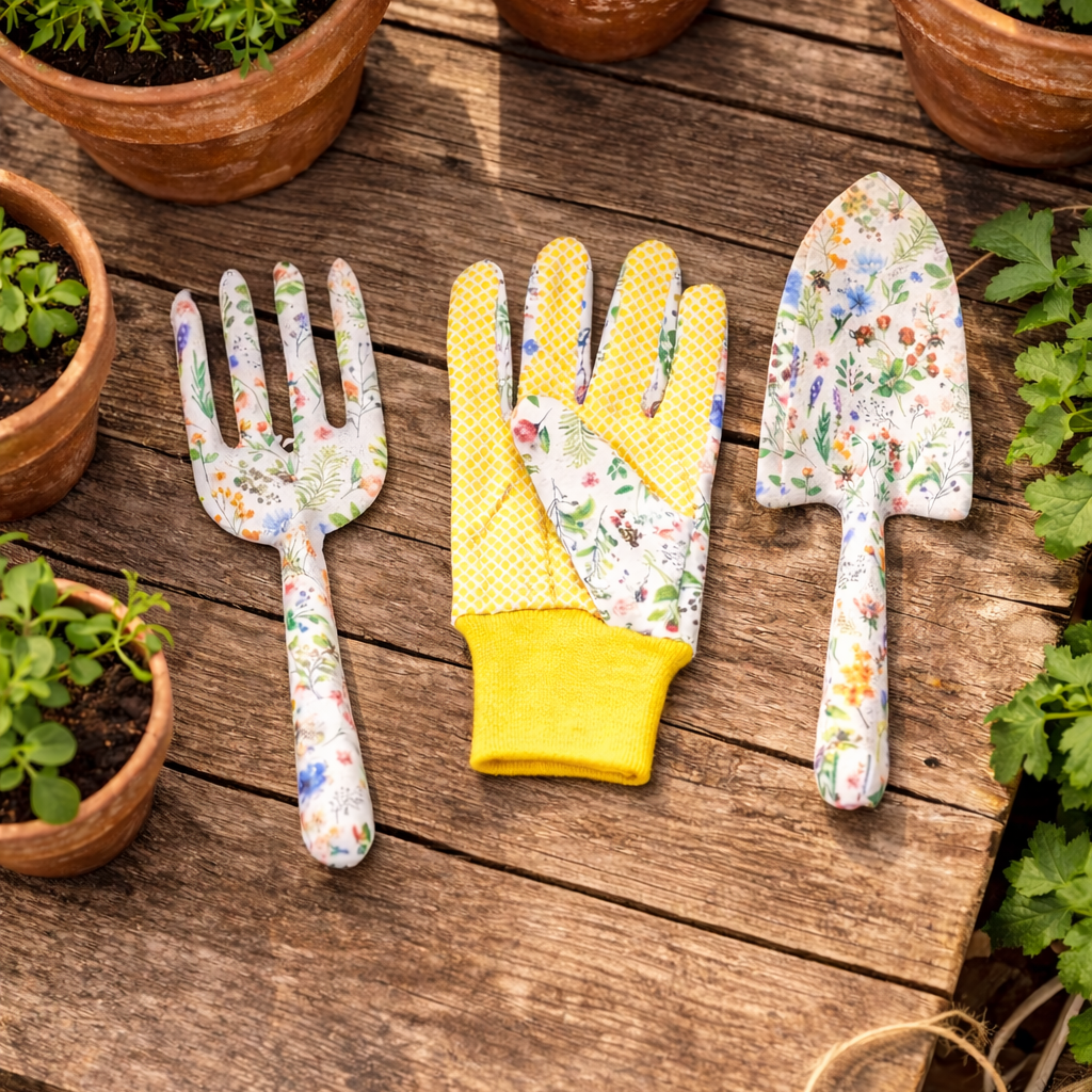 3 Piece Gardening Set - Nectar Meadows
