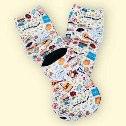 Gilmore Girls Inspired Pattern Socks