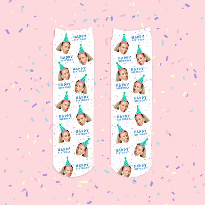 Your Face Birthday Socks