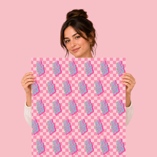Hot Girls Read Wrapping Paper | Book Lover Gift Wrap | Funny Reader Gift Wrap | A1 Sheet or 1 Metre Roll