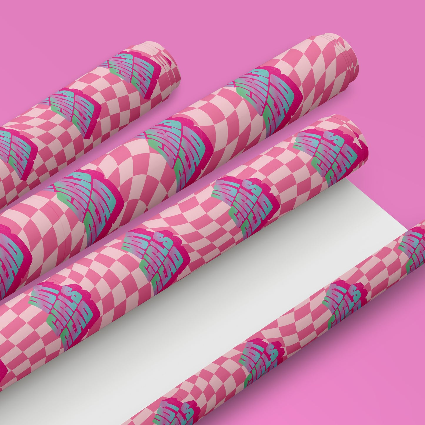 Hot Girls Read Wrapping Paper | Book Lover Gift Wrap | Funny Reader Gift Wrap | A1 Sheet or 1 Metre Roll