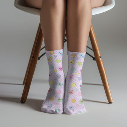 Love Heart Pattern Socks