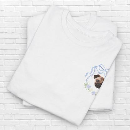 Personalised Pet Hydrangea T-Shirt