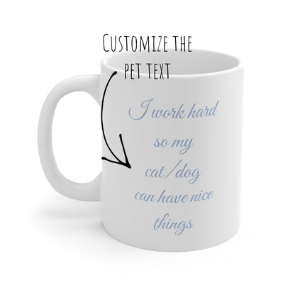 Hydrangea Crest Pet Mug